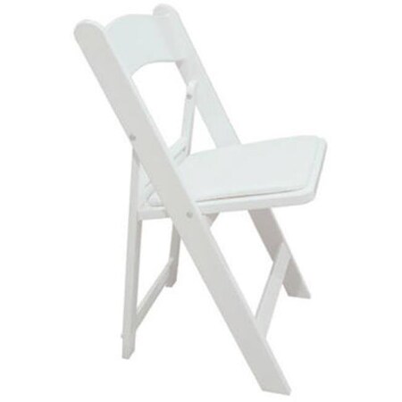 Pre Sales Pre Sales 2302 Resin Folding Chair - White; Pack Of 4 122774